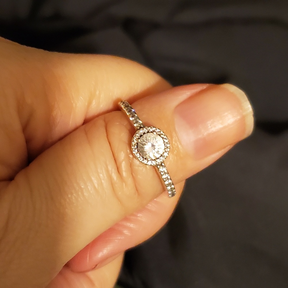 Pandora's Round Sparkle sz 58 《8.5》
